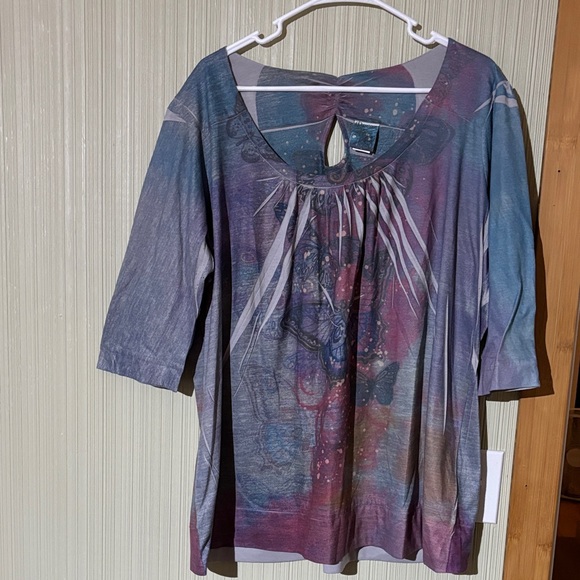 Ransom Blue and Purple Women's Tunic - Picture 1 of 1